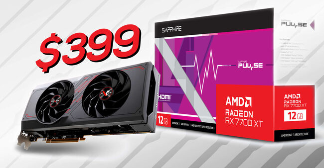 کارت گرافیک radeon rx 7700 xt