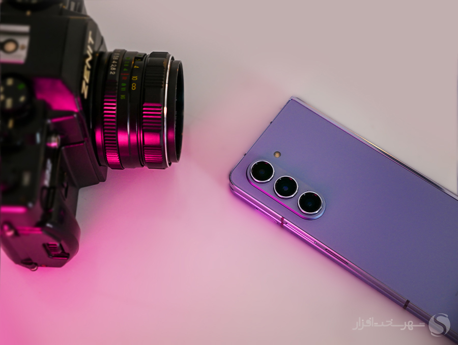 بررسی دوربین galaxy z fold 5