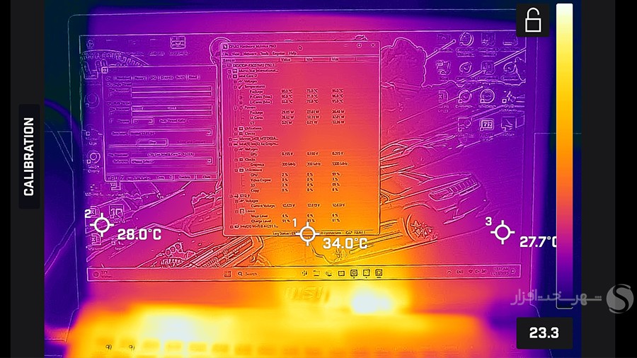 تأثیر دمای بالای روی نمایشگر