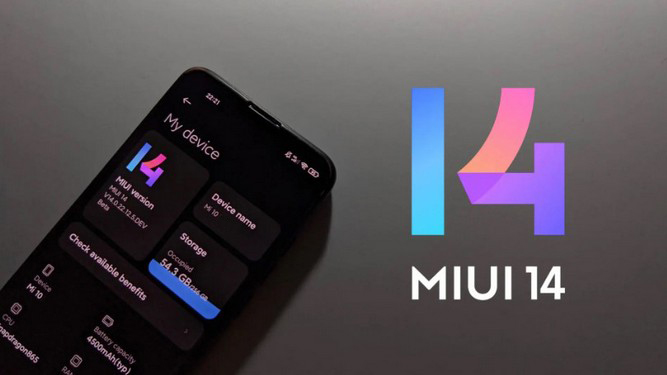  MIUI 14 برای گوشی Mi 10