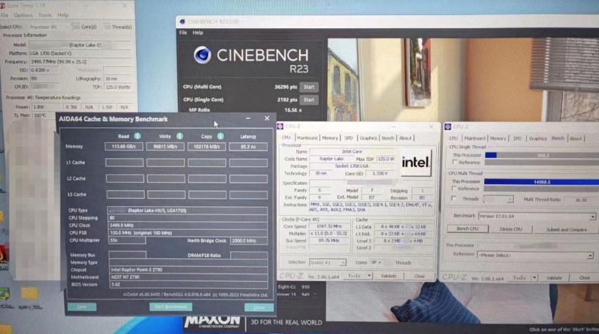 بنچمارک پردازنده Core i7-14700K