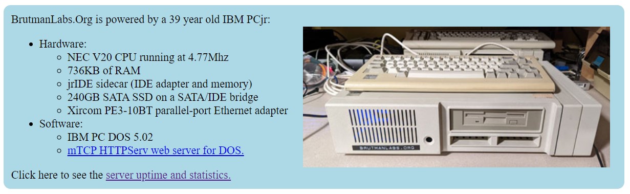 پردازنده 4.77 مگاهرتزی کامپیوتر IBM PCjr