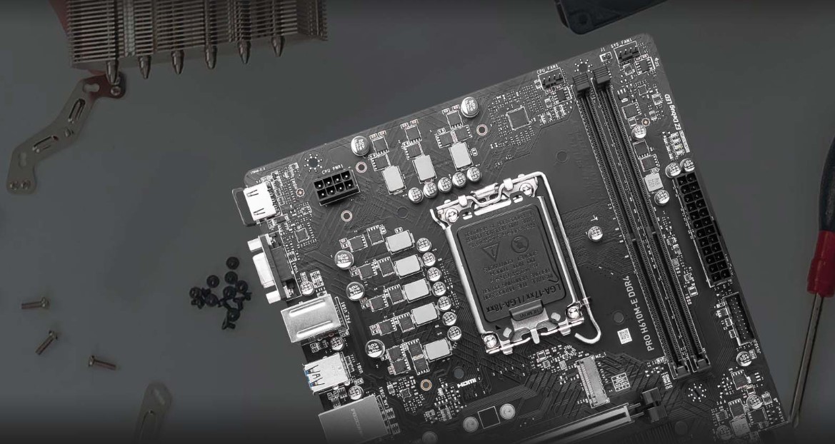طراحی زیبای مادربردهای سری MSI H610M