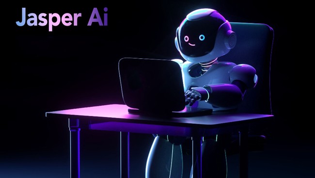 هوش مصنوعی جاسپر در حال نوشتن؛ نظرات Jasper AI