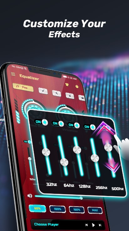 برنامه‌ Bass Booster Volume Booster EQ - بهترین برنامه افزایش صدای گوشی
