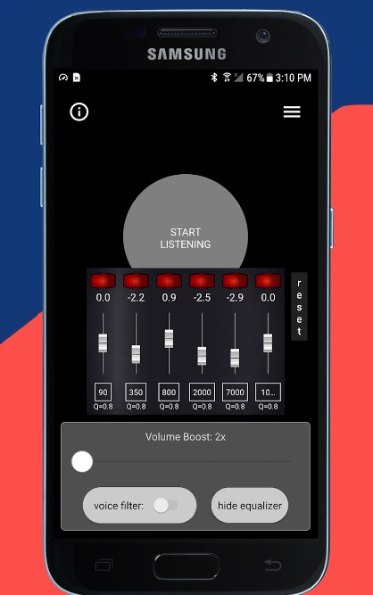 اپلیکیشن تقویت صدای گوشی Hear Boost 