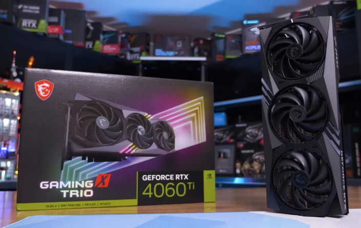 تصویر کارت گرافیک RTX 4060 Ti ام اس آی