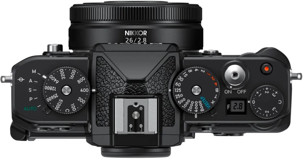 نمای بالایی دوربین Nikon ZF