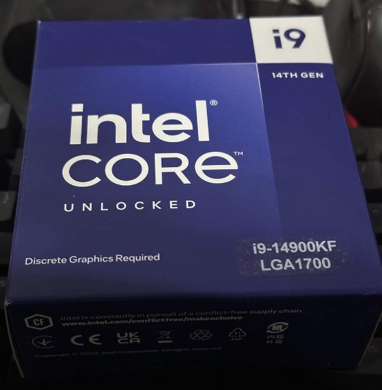 تصویر جعبه پردازنده Core i9-14900K اینتل