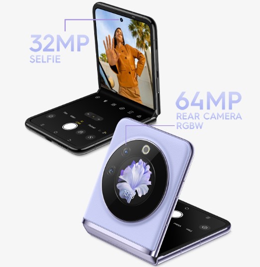 مشخصات دوربین گوشی Phantom V Flip 5G