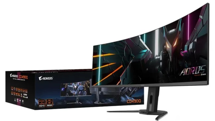 مانیتور گیمینگ Aorus CO49DQ گیگابایت
