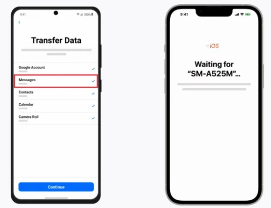 انتقال اطلاعات از اندروید به آیفون