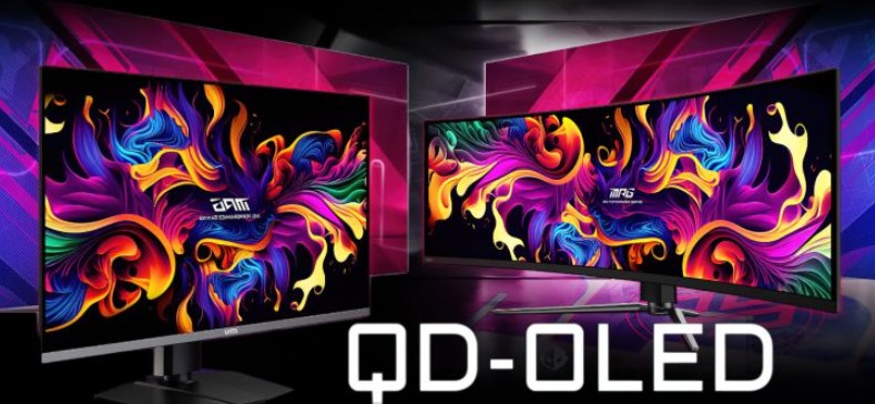 مانیتورهای گیمینگ QD-OLED برند MSI