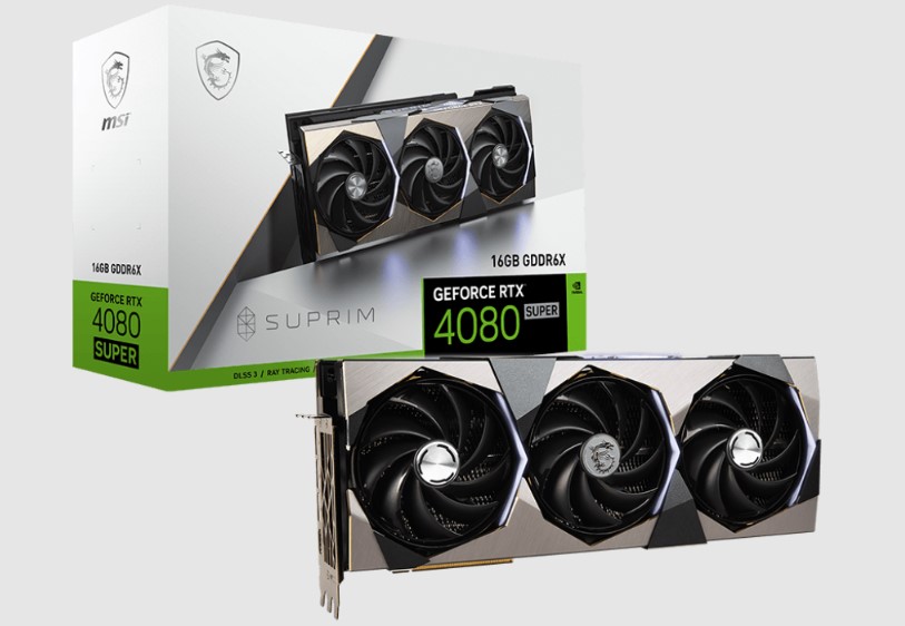 مشخصات سری SUPRIM کارت‌های گرافیک RTX 40 SUPER