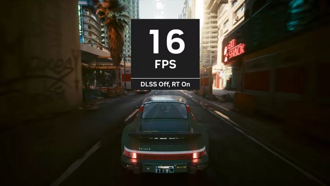 بازی سایبرپانک با فناوری rt overdrive