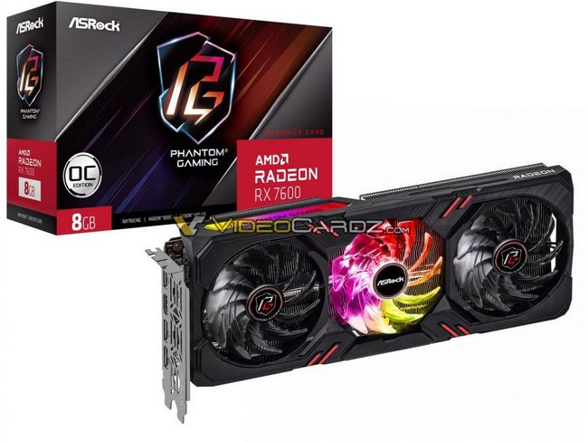 کارت گرافیک RX 7600 8G ازراک