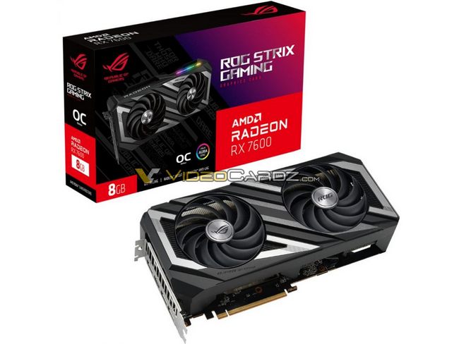 کارت گرافیک RX 7600 ایسوس
