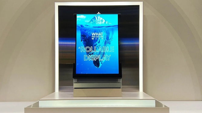 پنل OLED رول شونده سامسونگ
