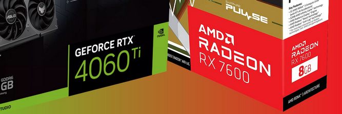 کارت گرافیک rtx 4060 ti در مقابل rx 7600
