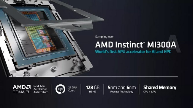 پردازنده دیتاسنتر Instinct MI300A