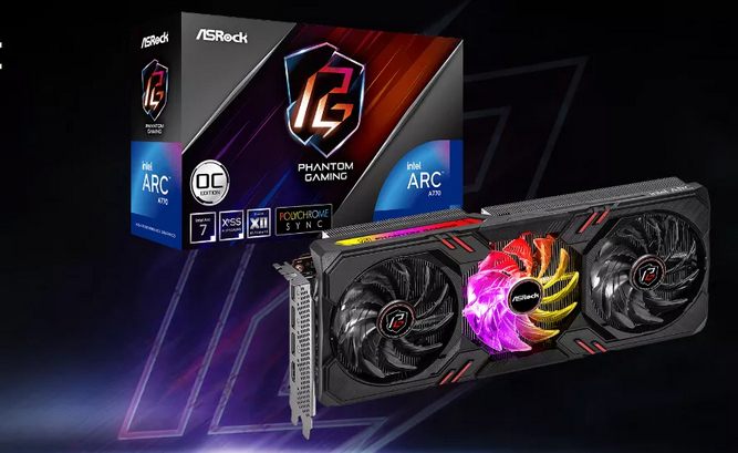 کارت گرافیک 16 گیگابایتی ARC A770
