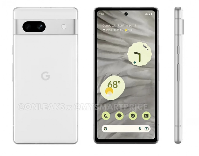 طراحی و رنگ‌بندی گوشی Google Pixel 7a مشخص شد
