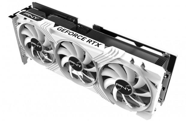 کارت گرافیک PNY GeForce RTX 4070 Ti 12GB VERTO LED 3FAN White Edition معرفی شد