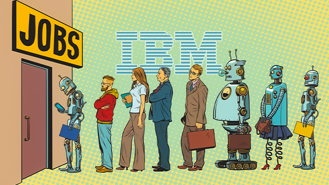 IBM فرصت‌های شغلی خود را با هوش مصنوعی جایگزین می‌کند