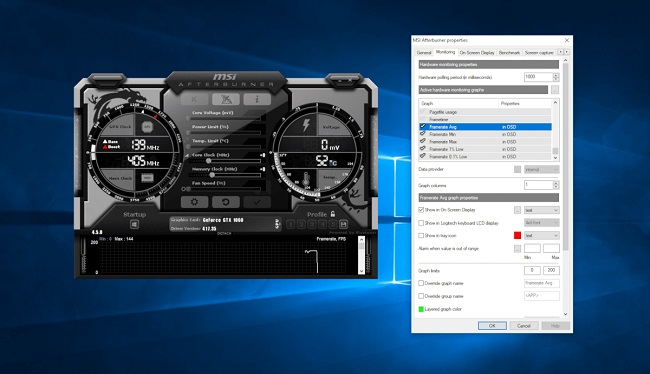 نرم‌افزار MSI AFTERBURNER
