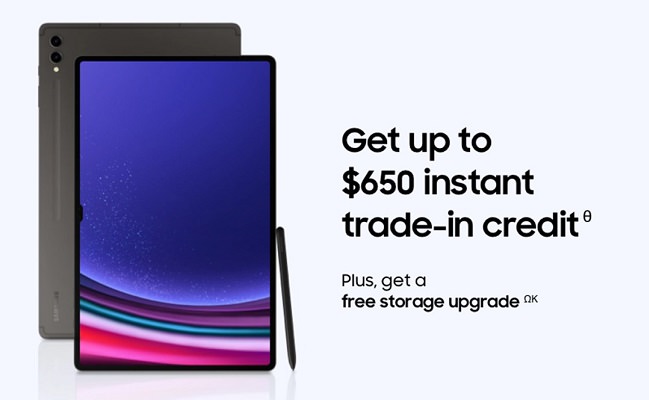 مشخصات سخت‌افزاری تبلت‌های سری Galaxy Tab S9