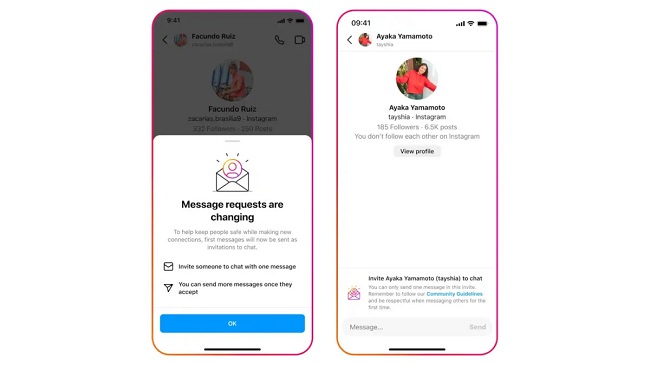 ارسال تصویر و صوت در درخواست DM غیرممکن شد