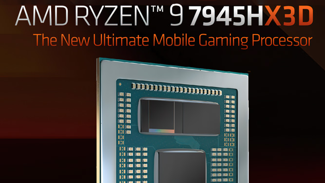 قدرتمندترین پردازنده گیمینگ لپ‌تاپ Ryzen 9 7945HX3D