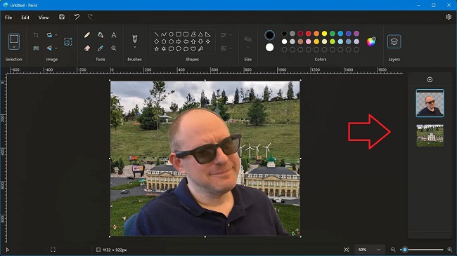 به‌روزرسانی جدید Paint