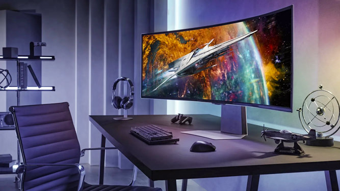 مانیتور غول پیکر 57 اینچی Odyssey Neo G9 سامسونگ