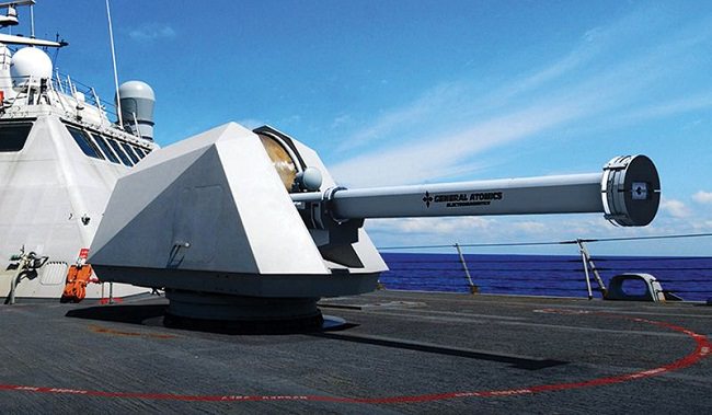 ساخت اسلحه Railgun توسط مهندسان نیروی دریایی چین