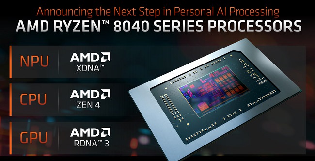 پردازنده‌های لپ‌تاپی AMD Ryzen 9 8945HS