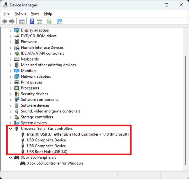 رفع مشکل قطع و وصل شدن usb