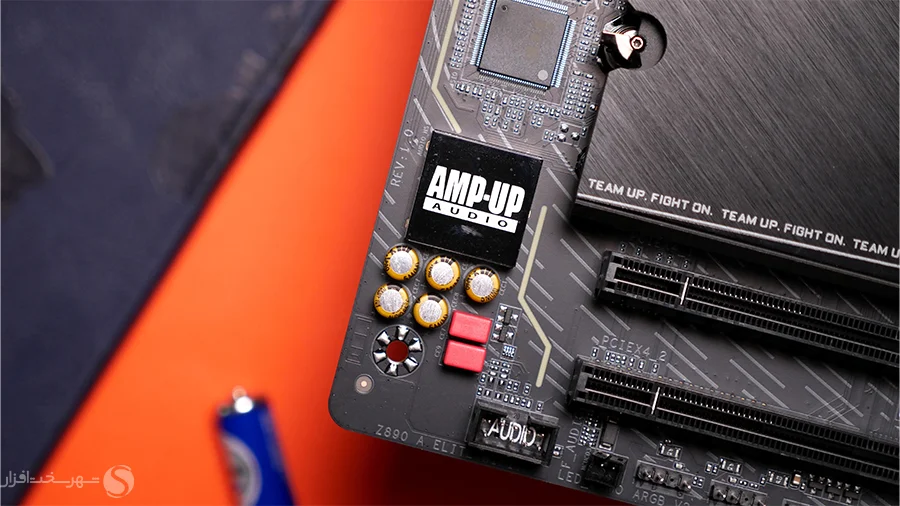 سیستم صوتی و شبکه مادربرد Z890 Aorus Elite