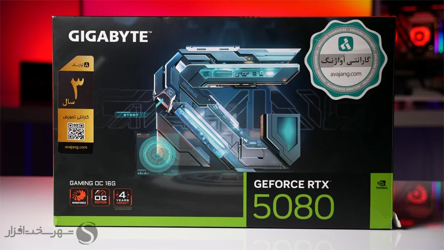 بررسی کارت گرافیک گیگابایت RTX 5080 Gaming OC