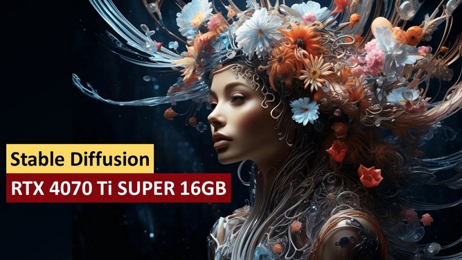 عملکرد گرافیکی RTX 4070 Ti Super 16GB در پردازش هوش مصنوعی