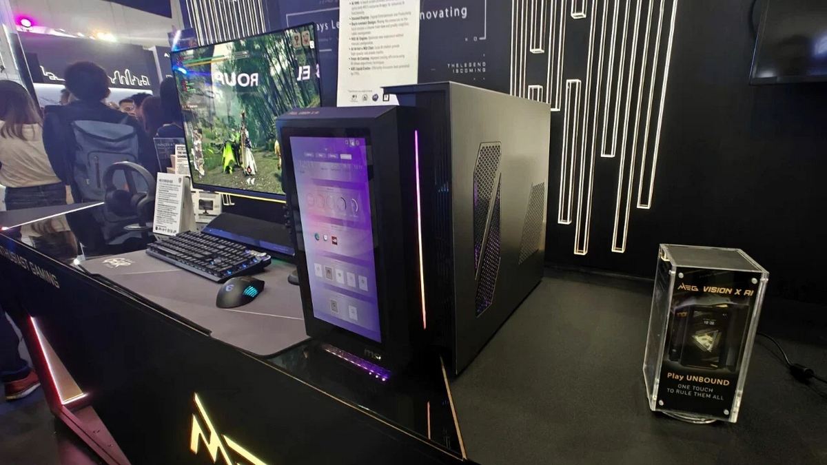 کامپیوتر دسکتاپ MEG Vision X AI