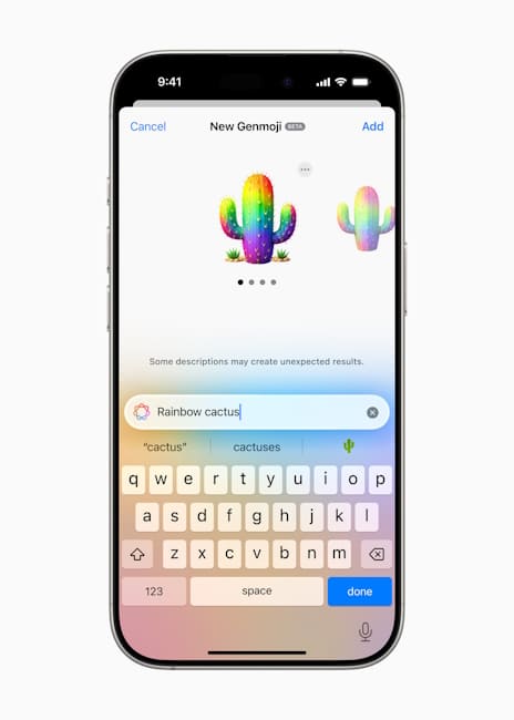 قابلیت جن اموجی iOS 18.2