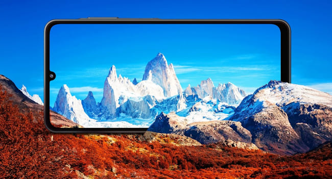 صفحه نمایش گلکسی A06 5G