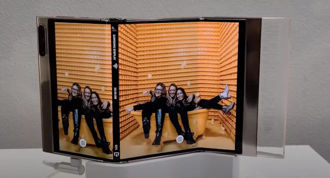 رندر گوشی Galaxy G Fold