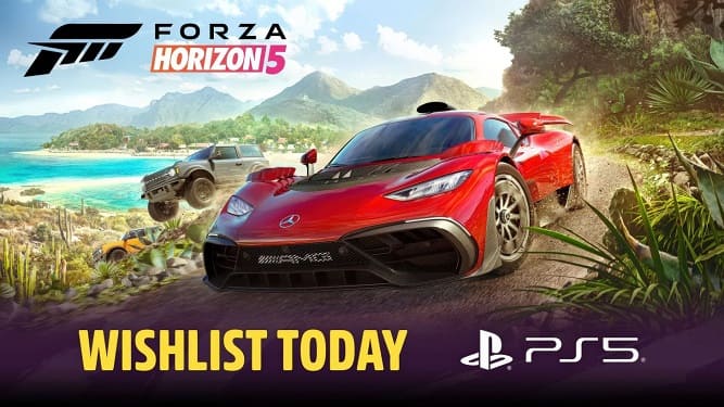 مشخصات نسخه PS5 بازی Forza Horizon 5
