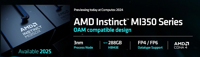 مشخصات شتاب دهنده هوش مصنوعی AMD MI350
