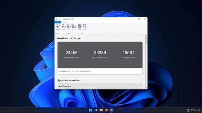 نتایج بنچمارک Geekbench AI هوش مصنوعی