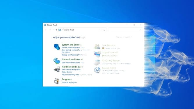 حذف کنترل پنل Control Panel از ویندوز