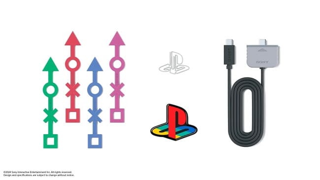 کابل USB-C سونی سالگرد 30 سالگی پلی استیشن