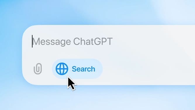 معرفی قابلیت ChatGPT Search در چت جی پی تی